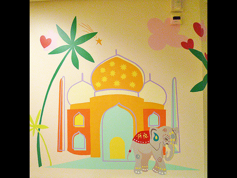 FRESQUE-asie-elephant-fleur-lotus-yoga-enfant-toulouse-hopital-décoration-5