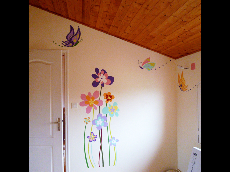 fresque-decoration-handpainting-chambre-enfant-fée-fleurs-couleurs-4