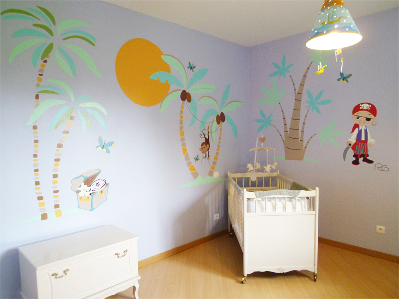 fresque-pirate-caraibes-chambre-enfant-decoration-cadeau-1